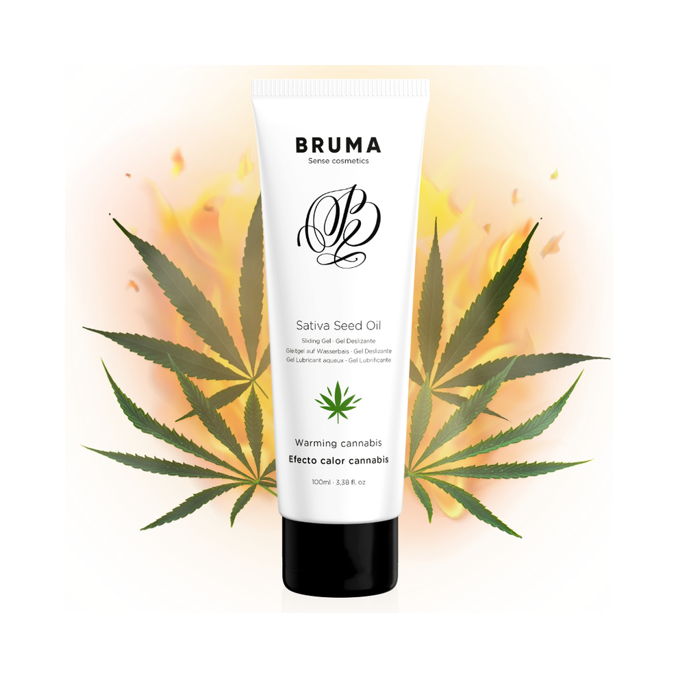 Bruma - Sativa Seed Oil Sliding Gel Warming Cannabis Flavor 100 Ml