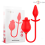 INTENSE - MELANIE DOUBLE CLITORIS STIMULATOR WITH ZIGZAG TONGUE 1