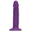 GET REAL - REALISTIC SILICONE VIBRATING DILDO PURPLE 19.5 CM 1