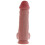 GET REAL - DELUXE REALISTIC PENIS WITH TESTICLES EXTRA THICK 34.5 CM 1