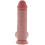 GET REAL - DELUXE REALISTIC PENIS WITH TESTICLES EXTRA THICK 25 CM 1