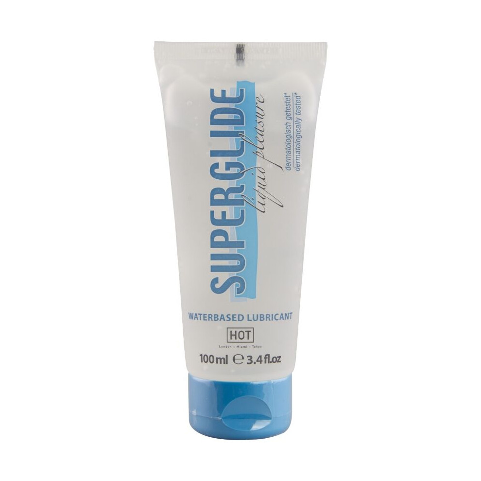 Hot - Superglide Liquid Pleasure Waterbased Lubricant 100 Ml