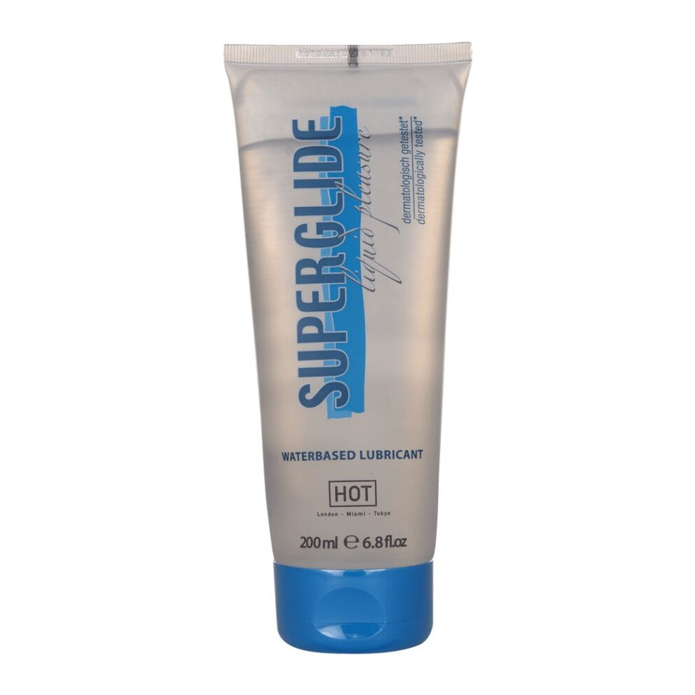 Hot - Superglide Liquid Pleasure Waterbased Lubricant 200 Ml