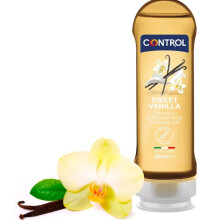 Gel de massagem - CONTROLE - 2-1 - Doçura - 200ml - Compatível com preservativo