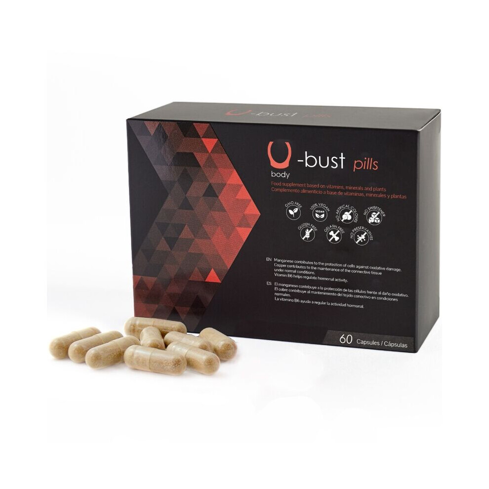 500Cosmetics 500 Cosmetics - U-Bust Breast Enlargement Capsules - 60 Capsules
