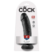 8" Cock Black