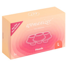Heads Pack of 3 Raspberry rosa