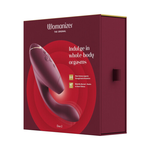 WOMANIZER - DUO 2 STIMULATOR BORDEAUX
