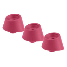Heads Pack of 3 Raspberry rosa