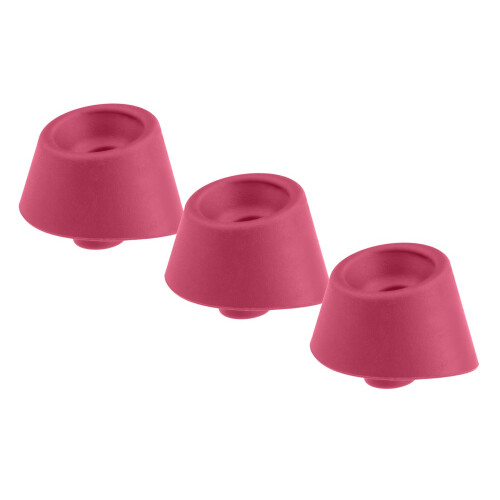 Heads Pack of 3 Raspberry rosa