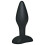 Silikone Analprop Stor 12cm Sort Fløjl 2