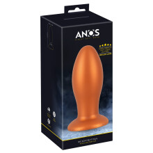 ANOS Blød Analprop Med Sugekop 16 CM Orange
