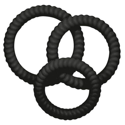 Lust Cock Ring Trio schwarz 1