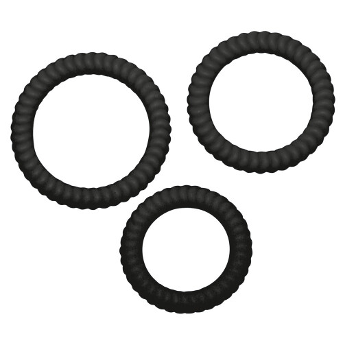 Lust Cock Ring Trio schwarz 2