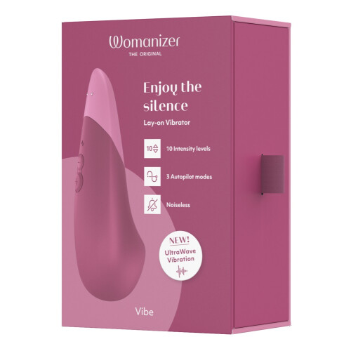 WOMANIZER - VIBE LAY-ON SILENT VIBRATOR DUSKY PINK