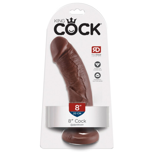 8" Cock brown