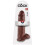 12" Cock with Balls brown 1