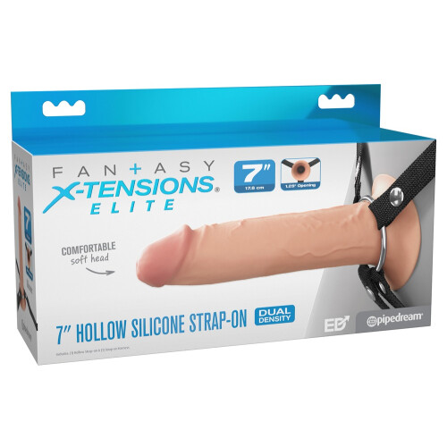 Hollow Silicone Strap-on 19,1 cm