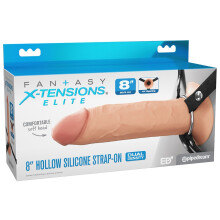 Hollow Silicone Strap-on 21,6 cm