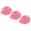 Heads Pack of 3 Pink rosa 2