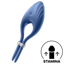 SATISFYER - DUELIST RING VIBRATOR BLUE AZUL