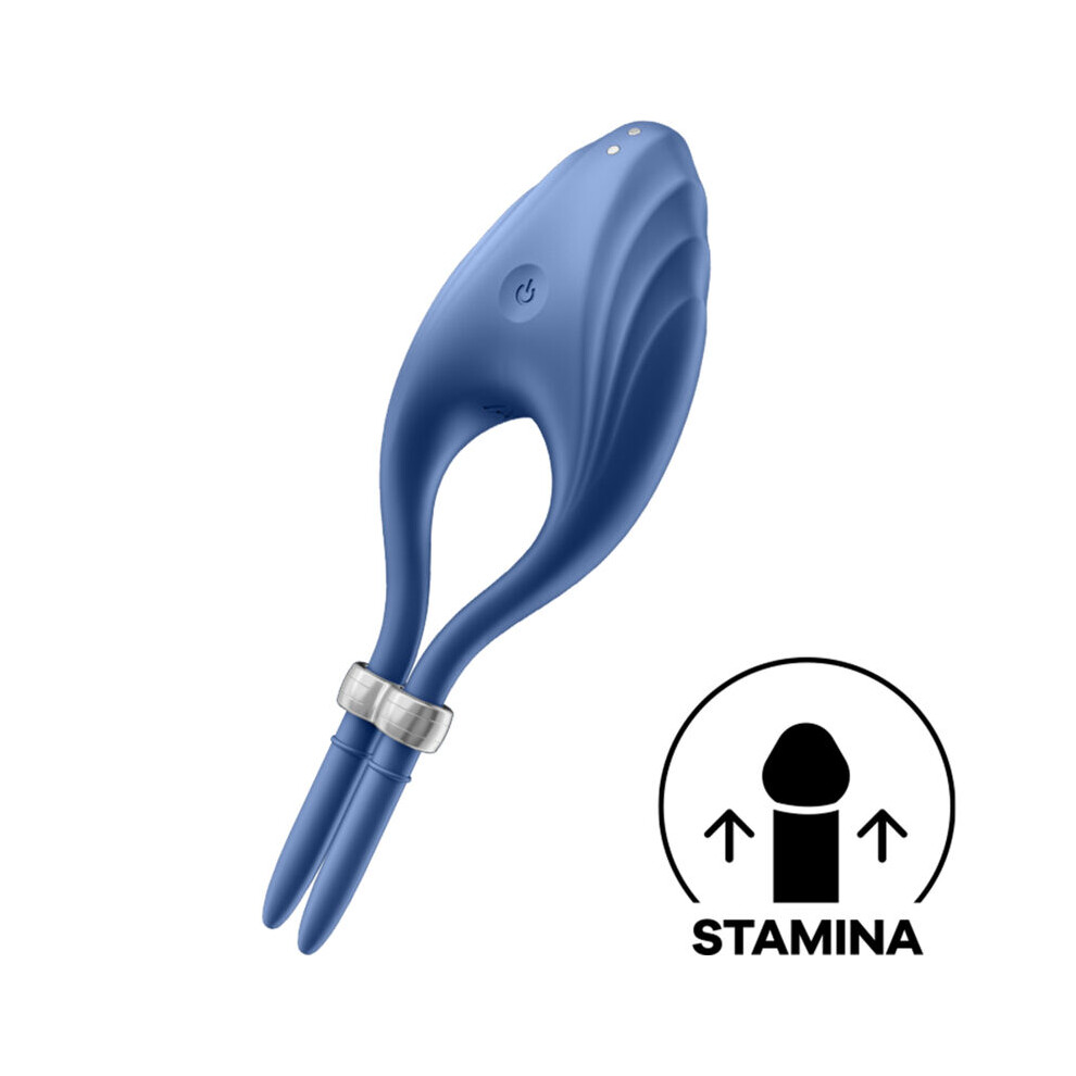 Satisfyer Ring Blue Satisfyer - Duelist Ring Vibrator Azul