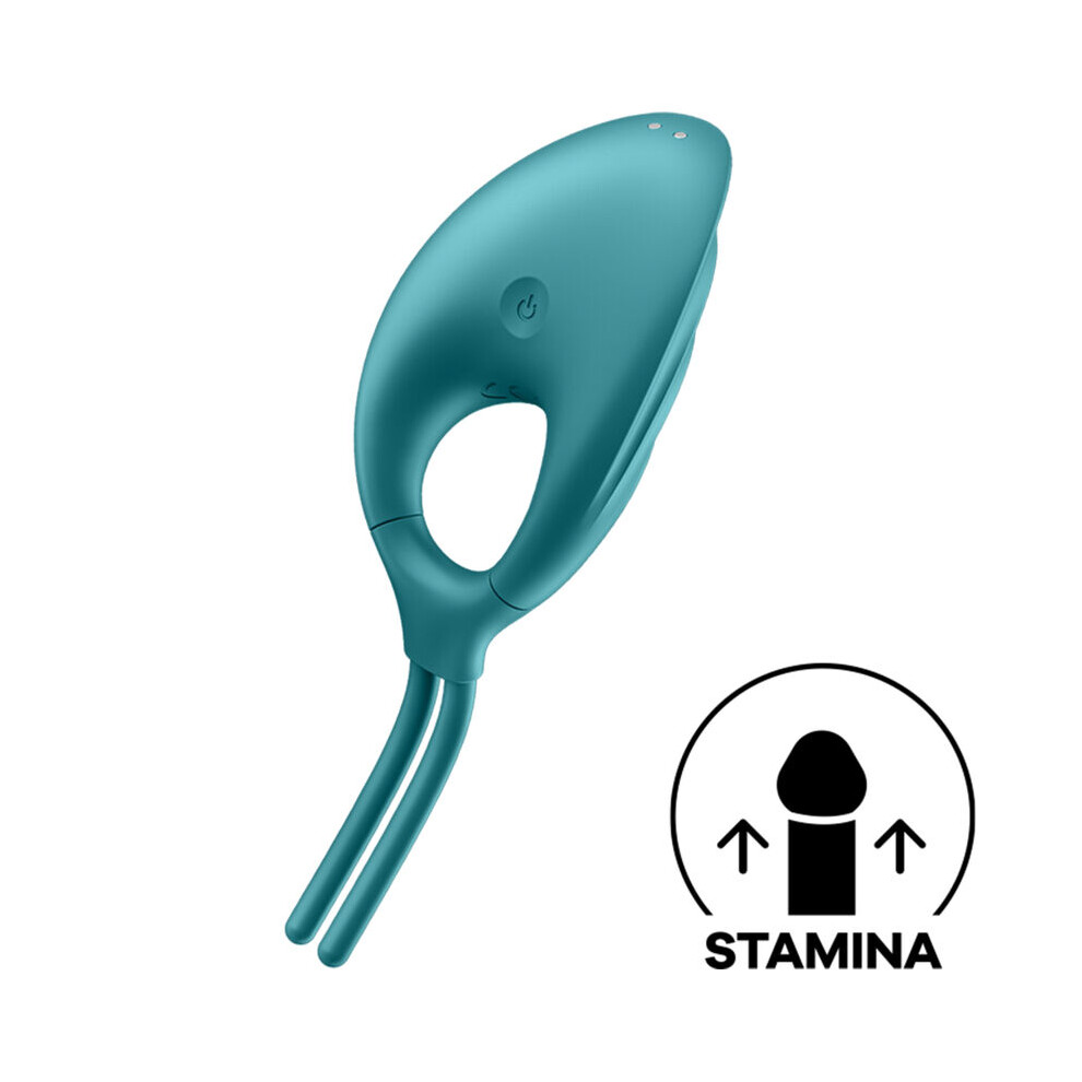 Satisfyer Ring Green Satisfyer - Swordsman Ring Vibrator Verde