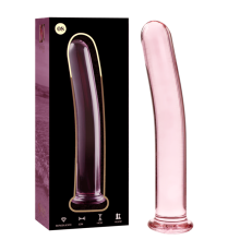NEBULA SERIES BY IBIZA - MODEL 8 DILDO BOROSILICATE GLASS CLEAR 14.5 CM -O- 2 CM TALLA 1