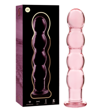 NEBULA SERIES BY IBIZA - MODEL 10 DILDO BOROSILICATE GLASS CLEAR 16.5 CM -O- 3.5 CM TALLA 1