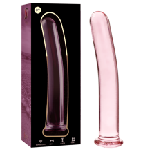 NEBULA SERIES BY IBIZA - MODEL 9 DILDO BOROSILICATE GLASS CLEAR 15.5 CM -O- 2.5 CM TALLA 1