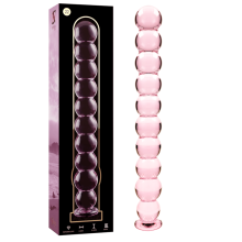 NEBULA SERIES BY IBIZA - MODEL 22 DILDO BOROSILICATE GLASS CLEAR 21.5 CM -O- 2.5 CM TALLA 1