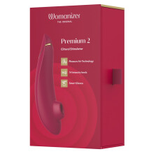 WOMANIZER - STIMULATEUR CLITORAL PREMIUM 2 BORDEAUX