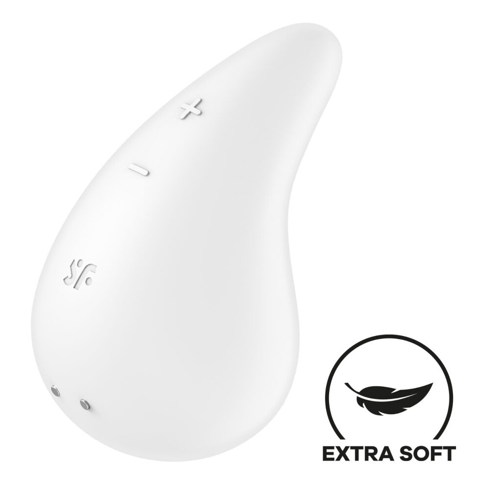 Satisfyer Layons White Satisfyer - Dew Drop Vibrator Lay-On Blanco
