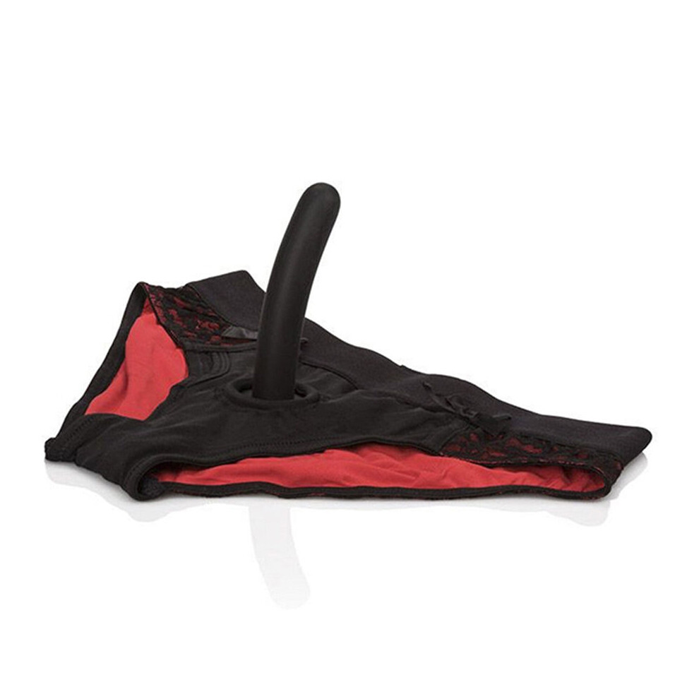 Calexotics Red - Scandal Set Of Panties With Dildo Size S/M L/Xl