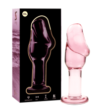 NEBULA SERIES BY IBIZA - MODEL 6 ANAL PLUG BOROSILICATE GLASS CLEAR 12.5 CM -O- 4 CM TALLA 1
