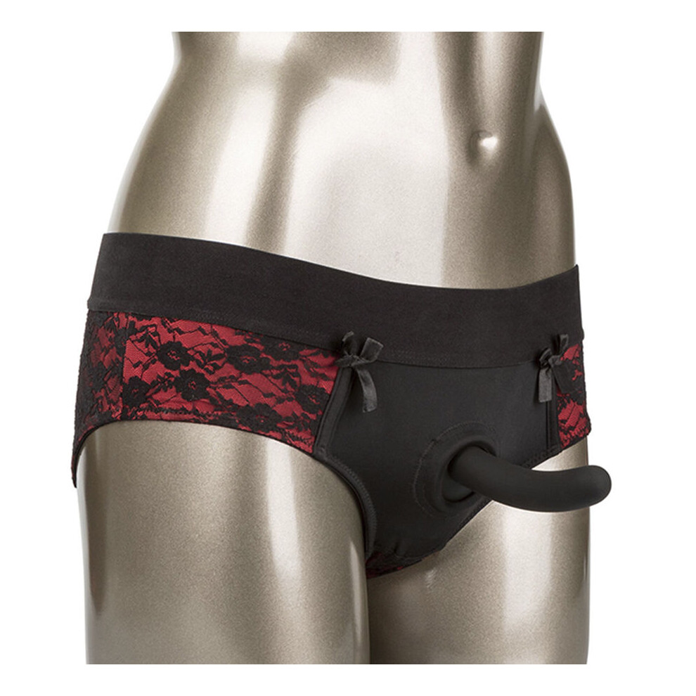 Calexotics - Scandal Set Of Crotchless Panties With Dildo Size S/M S/M