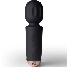ROCKS-OFF - MINI RECHARGEABLE WAND 16 FUNCTIONS BLACK TULIP NEGRO