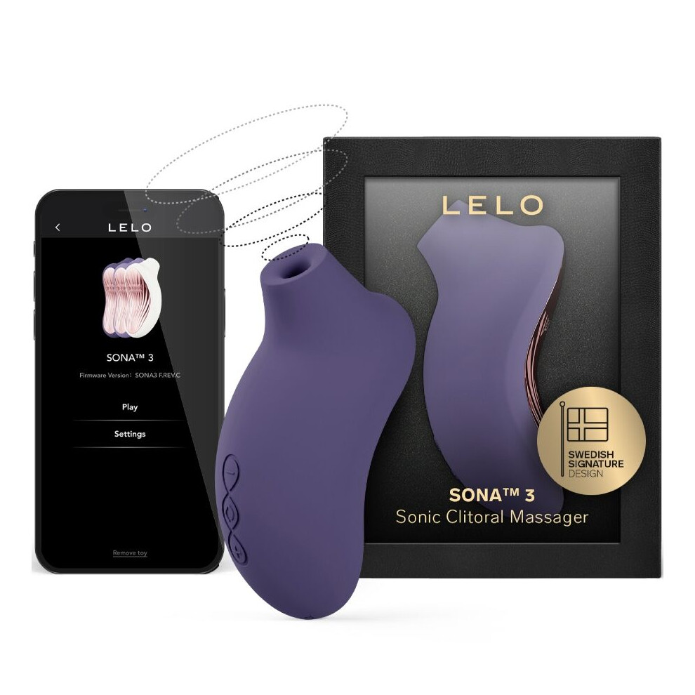 Lelo - Sona 3 Sonic Clitoral Massager Cream Morado