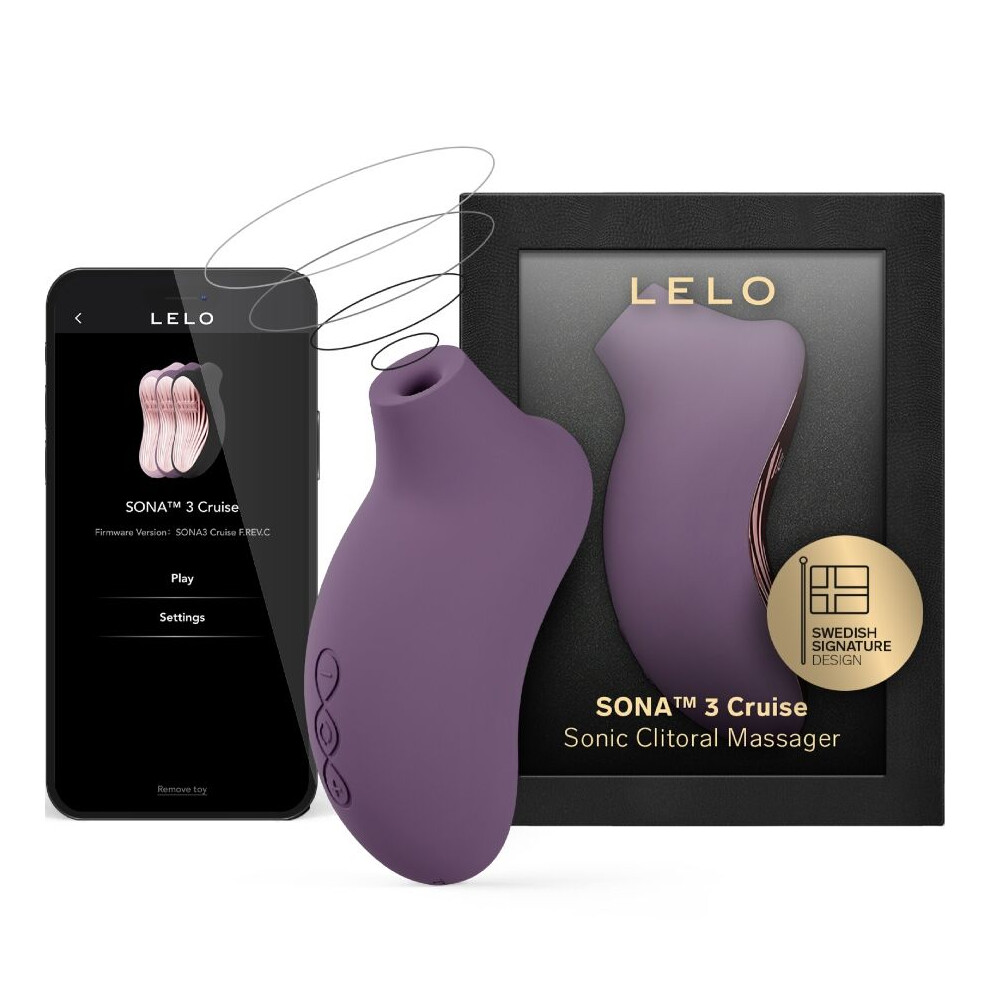 Lelo - Sona 3 Cruise Sonic Clitoral Massager Violeta Black