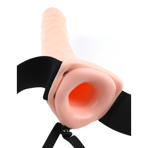 8“ Hollow Strap-on hautfarben hell 2