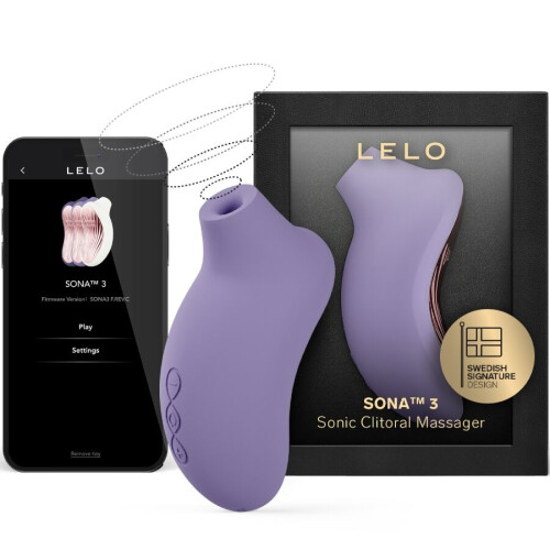LELO LELO - SONA 3 SONIC CLITORAL MASSAGER CREAM VIOLETA