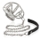 METAL HARD - METAL CHASTITY RING WITH STRAP 1
