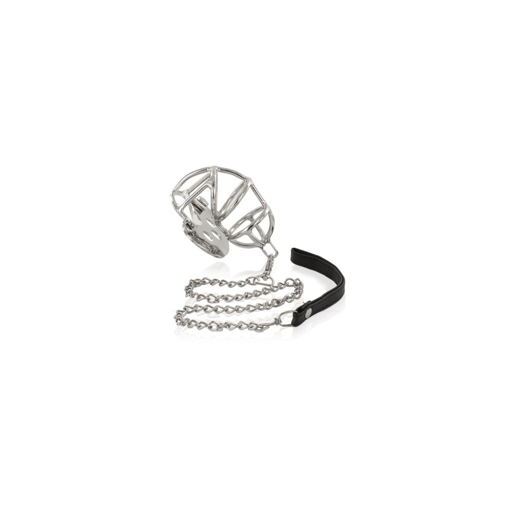 Metal Hard - Metal Chastity Ring With Strap