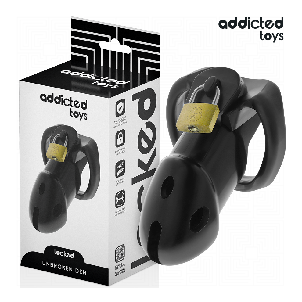 Addicted Toys Locked - Unbroken Den Penis Cage 9.8 Cm
