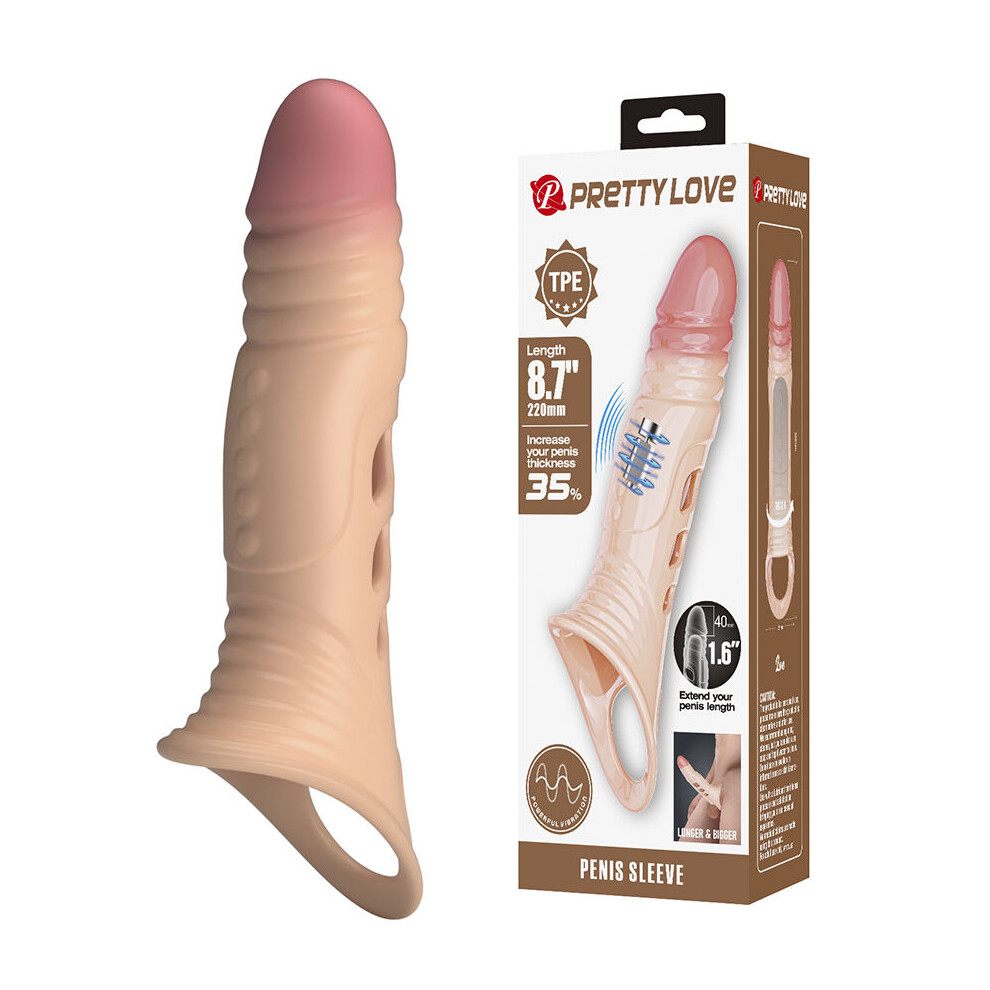 Pretty Love Male Pretty Love - Penis Sleeve With Integrated Vibration