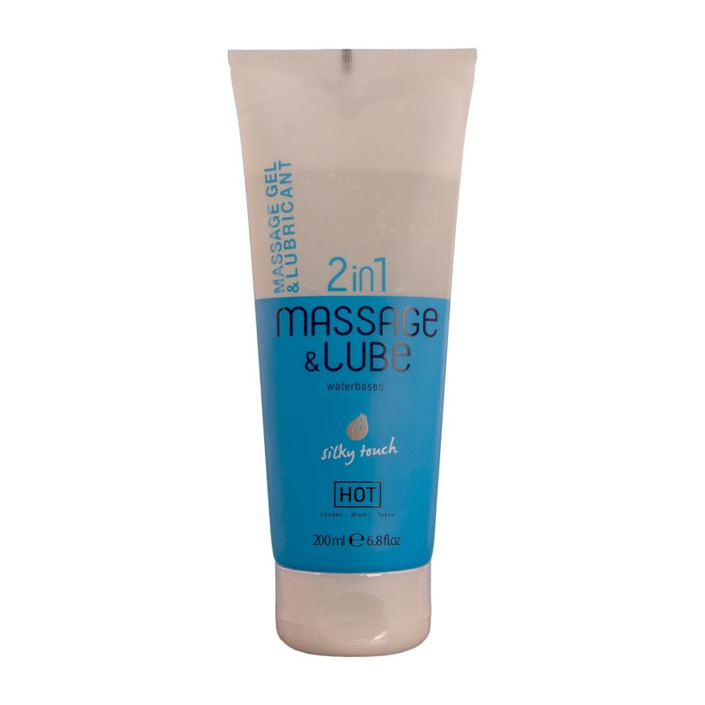 Hot - Massage & Glide Gel 2In1 Silky Touch 200 Ml