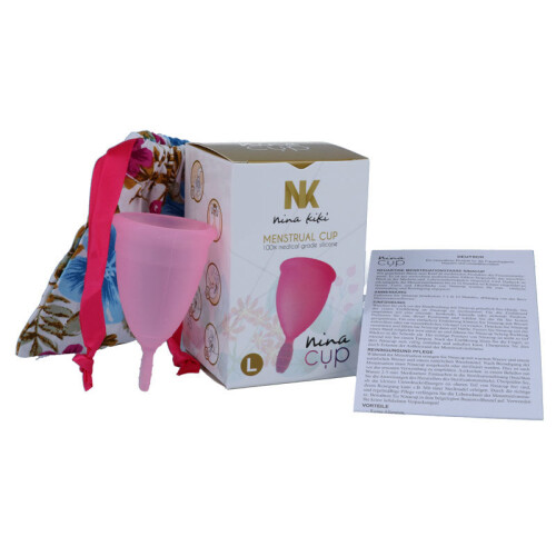 NINA KIKÍ - MENSTRUAL CUP PINK - SIZE L 1