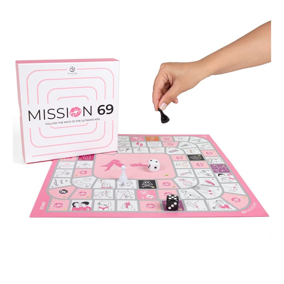 Secretplay 100% Games Secret Play - Board Game For Couples "Mission 69"