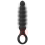 BLACK&SILVER - BOB POWERFUL SILICONE ANAL DILATOR 3
