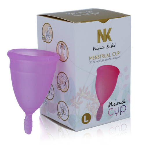 NINA KIKÍ - MENSTRUAL CUP PURPLE - SIZE L 2